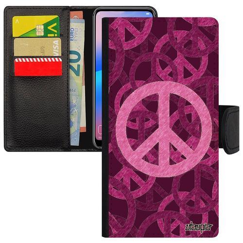 Coque Rabat Honor 8 Cuir Peace And Love Harmonie Yoga Symbole & Esp... on Productcaster.