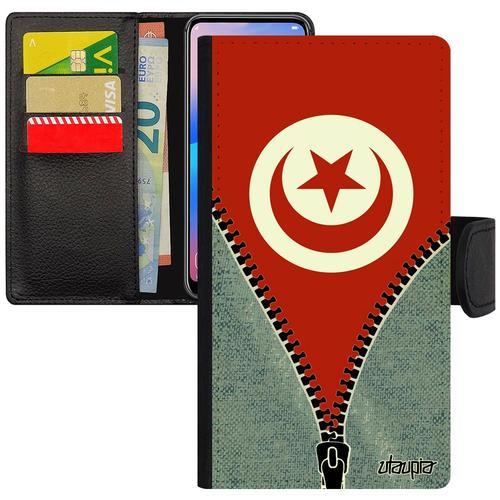 Coque Samsung Galaxy J7 2017 Pro Portefeuille Drapeau Tunisie Tunis... on Productcaster.