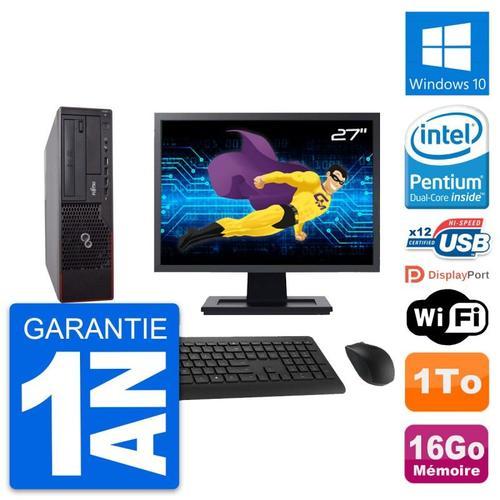 PC Fujitsu E700 DT Ecran 27" Intel G630 RAM 16Go Disque Dur 1To Win... on Productcaster.