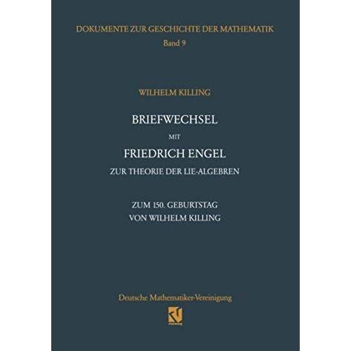 Briefwechsel Mit Friedrich Engel Zur Theorie Der Lie-Algebren on Productcaster.