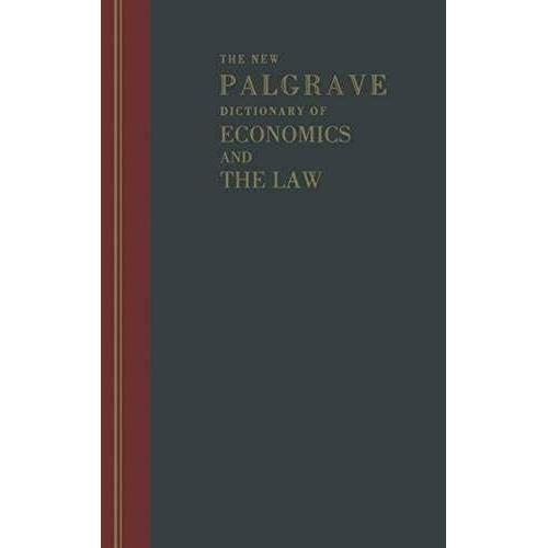 The New Palgrave Dictionary Of Economics And The Law on Productcaster.