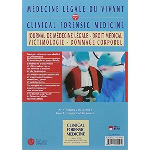 Journal De Médecine Légale Volume 59 N° 1/2016 on Productcaster.