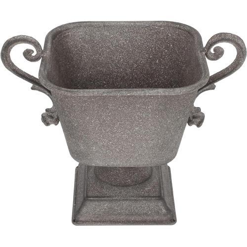 Gris Jardinière En Seau Rond En Métal Vintage Avec Poignées Pot De ... on Productcaster.