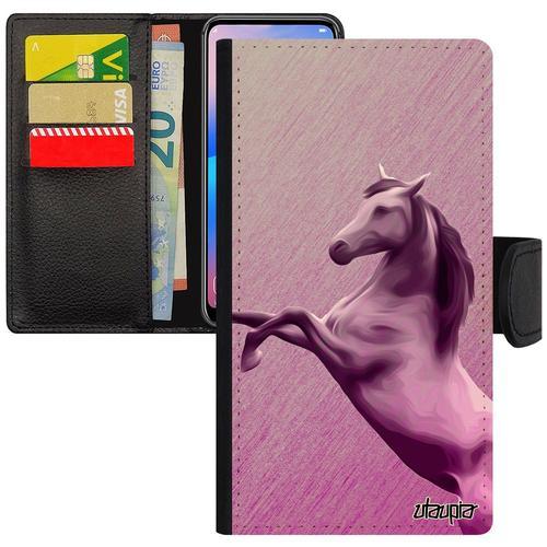 Coque Samsung A5 2015 Portefeuille Cheval Rose Aimantée Animal Equi... on Productcaster.