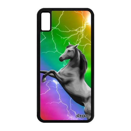 Coque Cheval Iphone Xs Max Silicone 64 Go Metal Multicolore Cover E... on Productcaster.