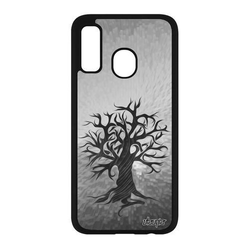 Coque Pour A40 Silicone Peinture Arbre Motif Sm-A405fn Naturel Fore... on Productcaster.