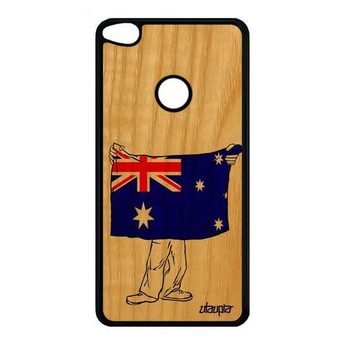 Coque Huawei P8/P9 Lite 2017 Bois Silicone Drapeau Australie Austra... on Productcaster.