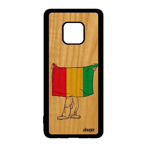 Coque Silicone Huawei Mate 20 Pro Bois Drapeau Guinee Guineen Coupe... on Productcaster.