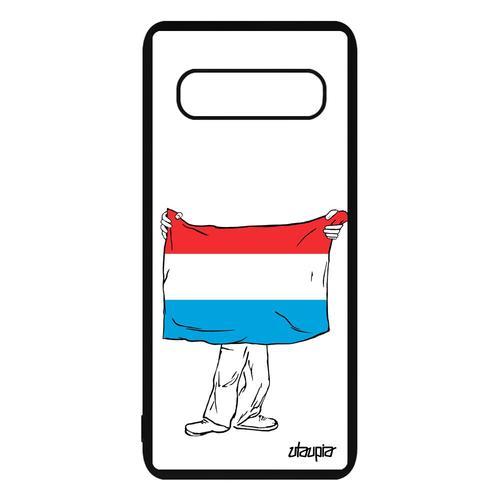 Coque Silicone Samsung S10 Drapeau Luxembourg Luxembourgois Personn... on Productcaster.