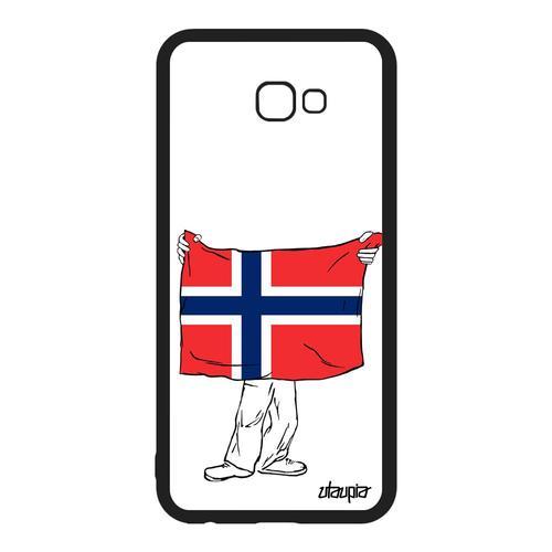 Coque Pour Galaxy J4 Plus 2018 Silicone Drapeau Norvege Norvegien T... on Productcaster.