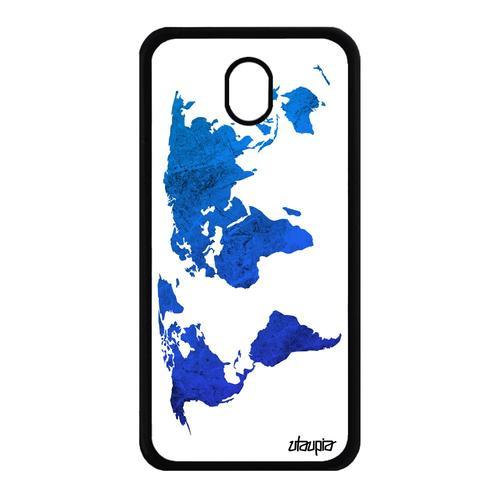 Coque Samsung J7 2017 Pro Silicone Carte Monde Motif Design Etui Te... on Productcaster.