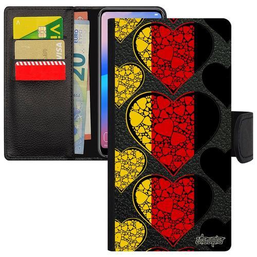 Coque S10 Rabat Portefeuille Porte Cartes Drapeau Allemagne Alleman... on Productcaster.