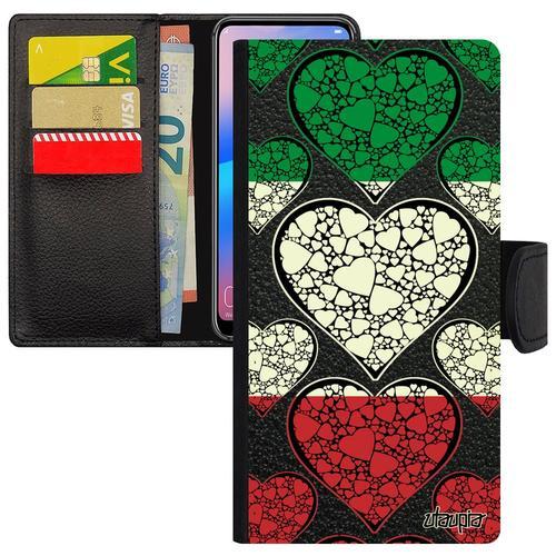 Coque Pour A3 2017 Simili Cuir Rabat Portefeuille Porte Cartes Drap... on Productcaster.