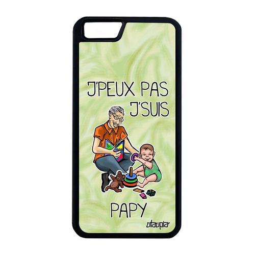 Coque Rigide Pour Iphone 6 6s Plus Silicone J'peux Pas J'suis Papy ... on Productcaster.