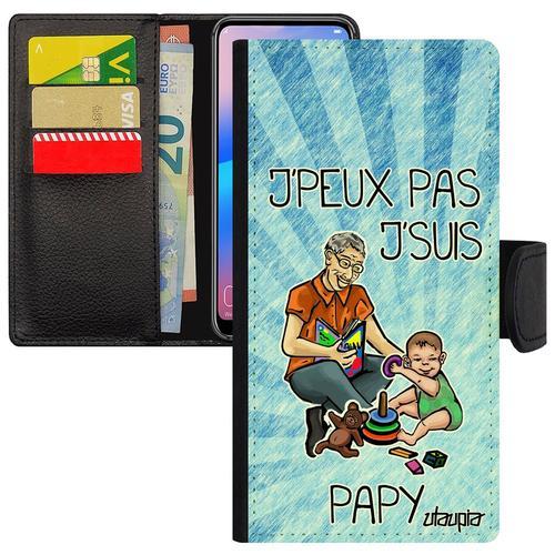 Coque Pour S8 Portefeuille J'peux Pas J'suis Papy Texte Bleu Jpeux ... on Productcaster.