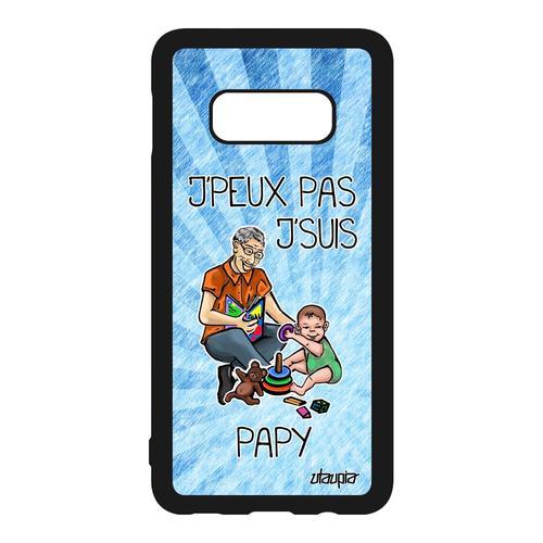 Coque Pour Samsung Galaxy S10e Silicone J'peux Pas J'suis Papy Papi... on Productcaster.