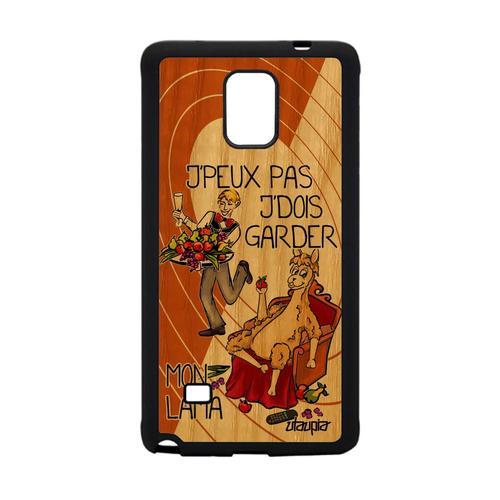 Coque Pour Samsung Note 4 En Bois Silicone J'peux Pas J'dois Garder... on Productcaster.