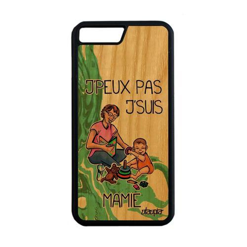 Coque Pour Iphone 8 Plus Bois Silicone Jpeux Pas J'suis Mamie Houss... on Productcaster.