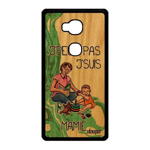 Coque Silicone Jpeux Pas J'suis Mamie Pour Honor 5x Bois Texte Tele... on Productcaster.