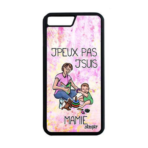 Coque Silicone Iphone 8 Plus J'peux Pas J'suis Mamie Drole Texte En... on Productcaster.