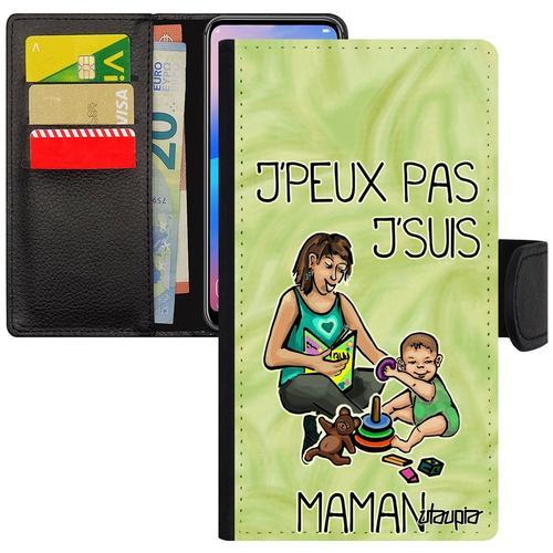 Coque J'peux Pas J'suis Maman Xiaomi Redmi Note 6 Pro Cuir Portefeu... on Productcaster.