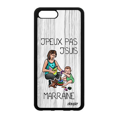 Coque Honor V10/View 10 Silicone Humour J'peux Pas J'suis Marraine ... on Productcaster.