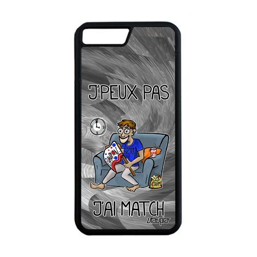 Coque Pour Iphone 8 Plus Silicone J'peux Pas J'ai Match Humour Anti... on Productcaster.