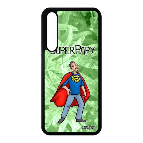 Coque Pour P20 Pro Silicone Super Papy Bd Heros Cadeau Fete Des Gra... on Productcaster.