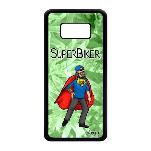 Coque Silicone Galaxy S8 Super Biker Motard Housse Humour Heros Com... on Productcaster.