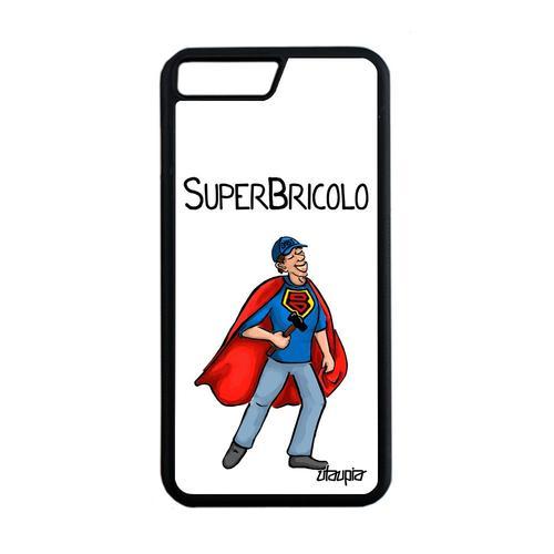 Coque Super Bricolo Pour Iphone 8 Plus Silicone Comique Bricoleur H... on Productcaster.