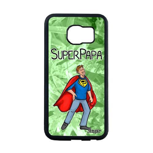 Coque S6 Edge Silicone Super Papa Comics Bd Naissance Fille Cadeau ... on Productcaster.