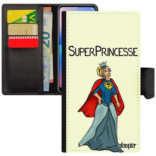 Coque Super Princesse A5 2016 Portefeuille Housse Blanc Telephone C... on Productcaster.