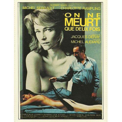 Mini Affichette De Cinéma "On Ne Meurt Que Deux Fois" 1985 Film De ... on Productcaster.