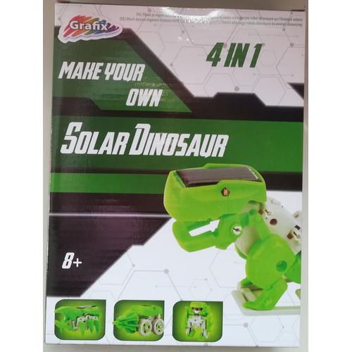 Fabrique Ton Dinosaure À Énergie Solaire. 4 Montages Différents (Di... on Productcaster.