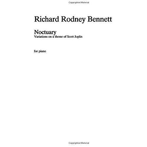 Noctuary For Piano / Recueil on Productcaster.