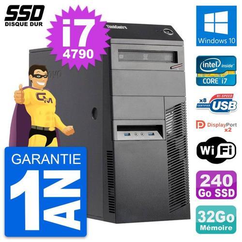 PC Tour Lenovo ThinkCentre M83 Intel i7-4790 RAM 32Go SSD 240Go Win... (Reconditionné) on Productcaster.