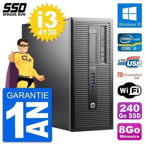 PC Tour HP ProDesk 600 G1 Intel Core i3-4130 RAM 8Go SSD 240Go Wind... (Reconditionné) on Productcaster.