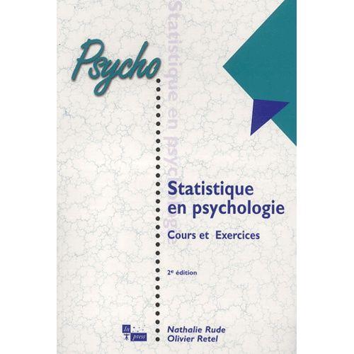 Statistique En Psychologie - Cours Et Exercices on Productcaster.