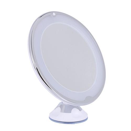 Miroir De Maquillage Grossissant 10x Avec Led Blanc Naturel, Rotati... on Productcaster.