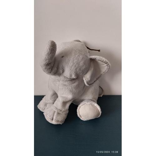 Doudou Peluche Éléphant Gris Tartine Et Chocolat on Productcaster.