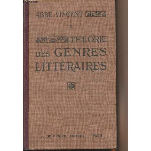 Théorie Des Genres Littéraires - Principes Raisonnés De Littérature... on Productcaster.