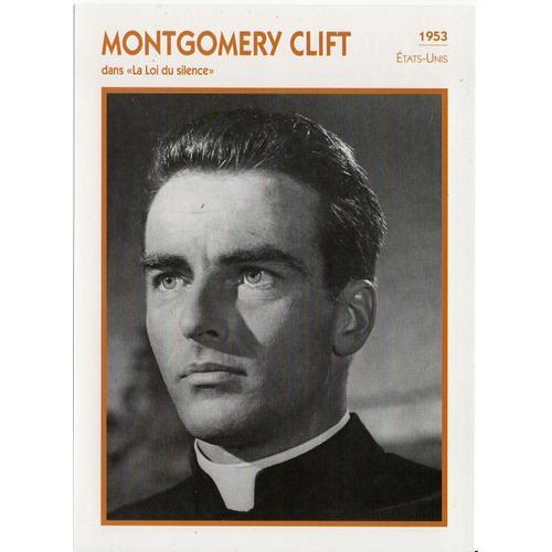 Fiche Portrait De Star Montgomery Clift on Productcaster.