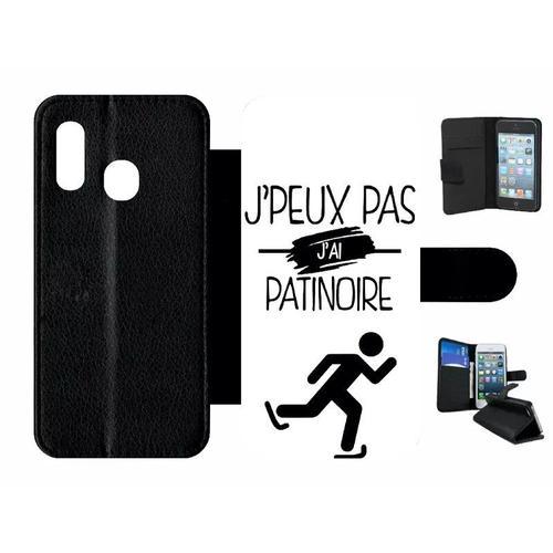 Etui À Rabat Pour Galaxy A20e - J Peux Pas J Ai Patinoire 1 - Simil... on Productcaster.