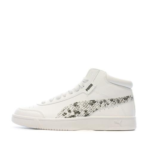 Baskets Blanches Femme Puma Court Legend Reptile - 35 1/2 on Productcaster.