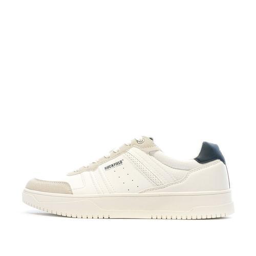 Baskets Blanches/Beige/Marine Homme Ruckfield Eliss - 48 on Productcaster.