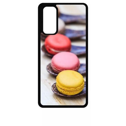 Coque Pour Galaxy S20 Fe - Gourmandise De Macaron - Noir on Productcaster.