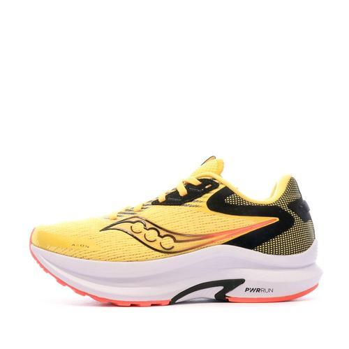 Chaussures De Running Jaune Femme Saucony Axon 2 - 35 1/2 on Productcaster.