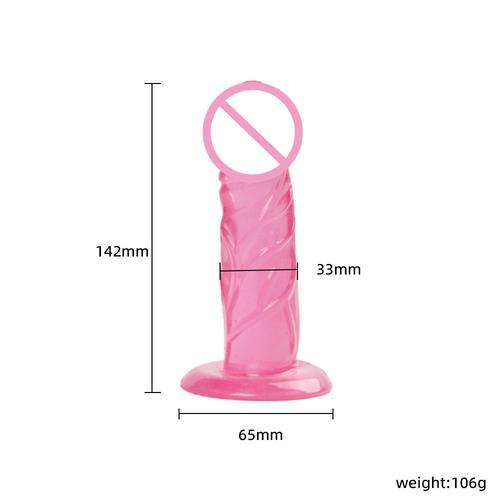 Gode Réaliste Transparent En Clip Avec Ventouse Pour Femme, Pénis, ... on Productcaster.