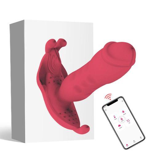 Vibromasseur Gode Papillon Portable Pour Femme, Point G, Jouets Sex... on Productcaster.