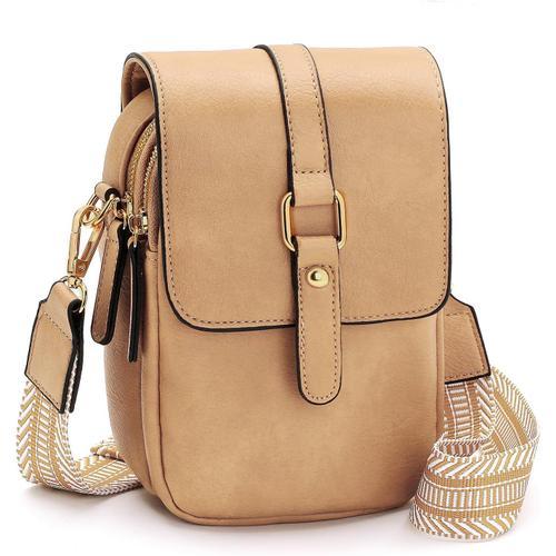 Sac à bandoulière pour femmes - Petit sac à bandoulière en cuir pou... on Productcaster.